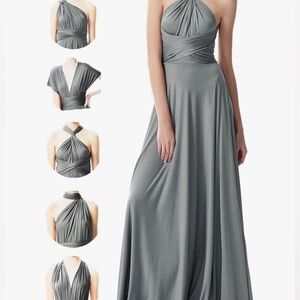 Convertible dress- champagne gold